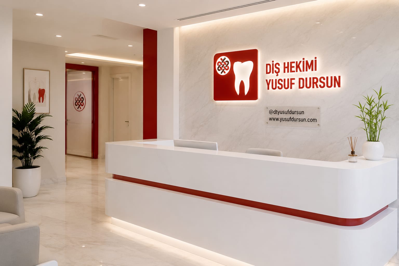 Klinik karşılama köşesi